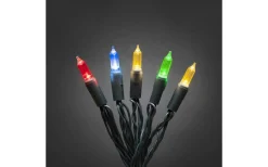 Konstsmide Ljusslinga 12m Multi, Mörkgrön IP44* Ljusslingor Med Färgade Lampor