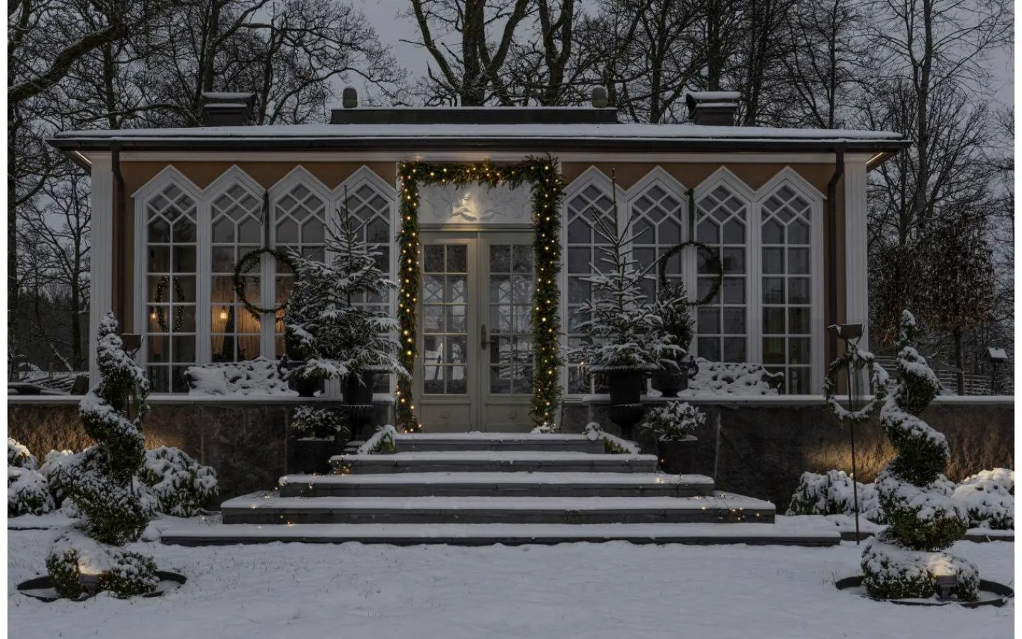 Korta Ljusslingor (1-10M)|Ljusslingor Utomhus<Konstsmide Ljusslinga 8,33m Varmvit IP44