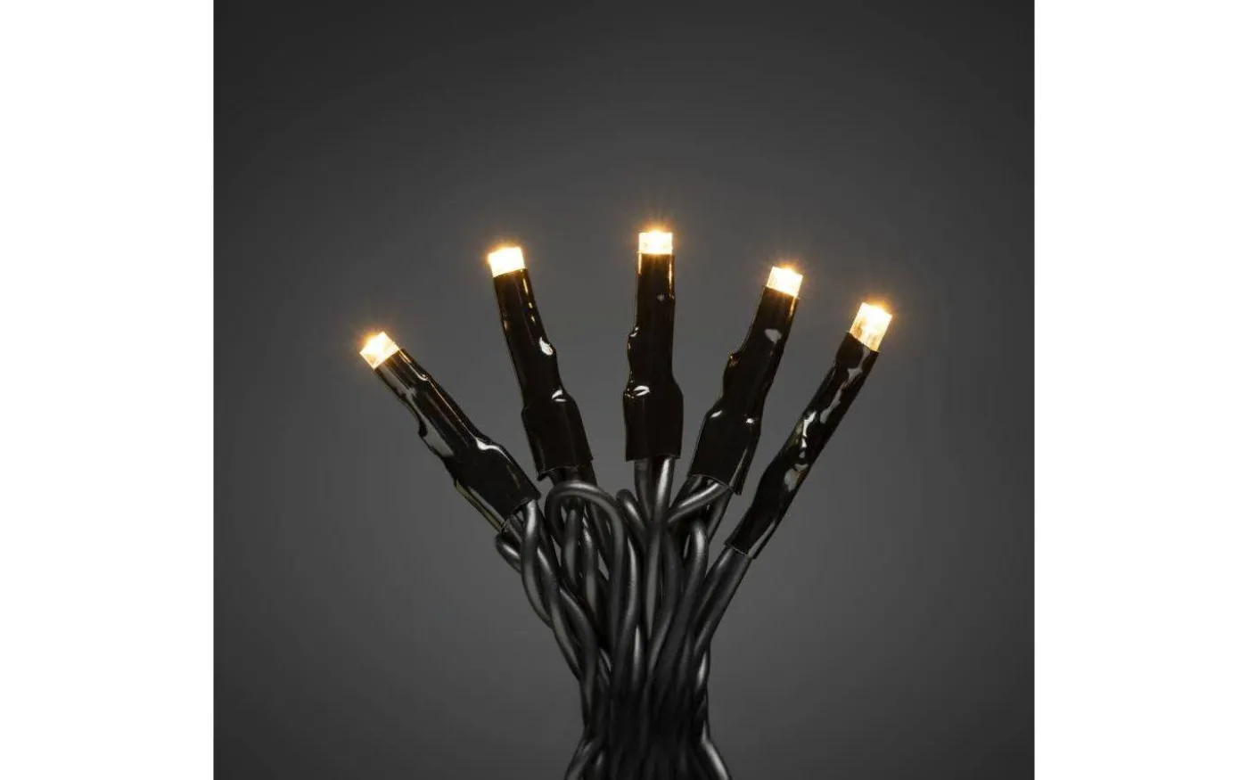 Ljusslinga Micro LED 19m Amber IP44