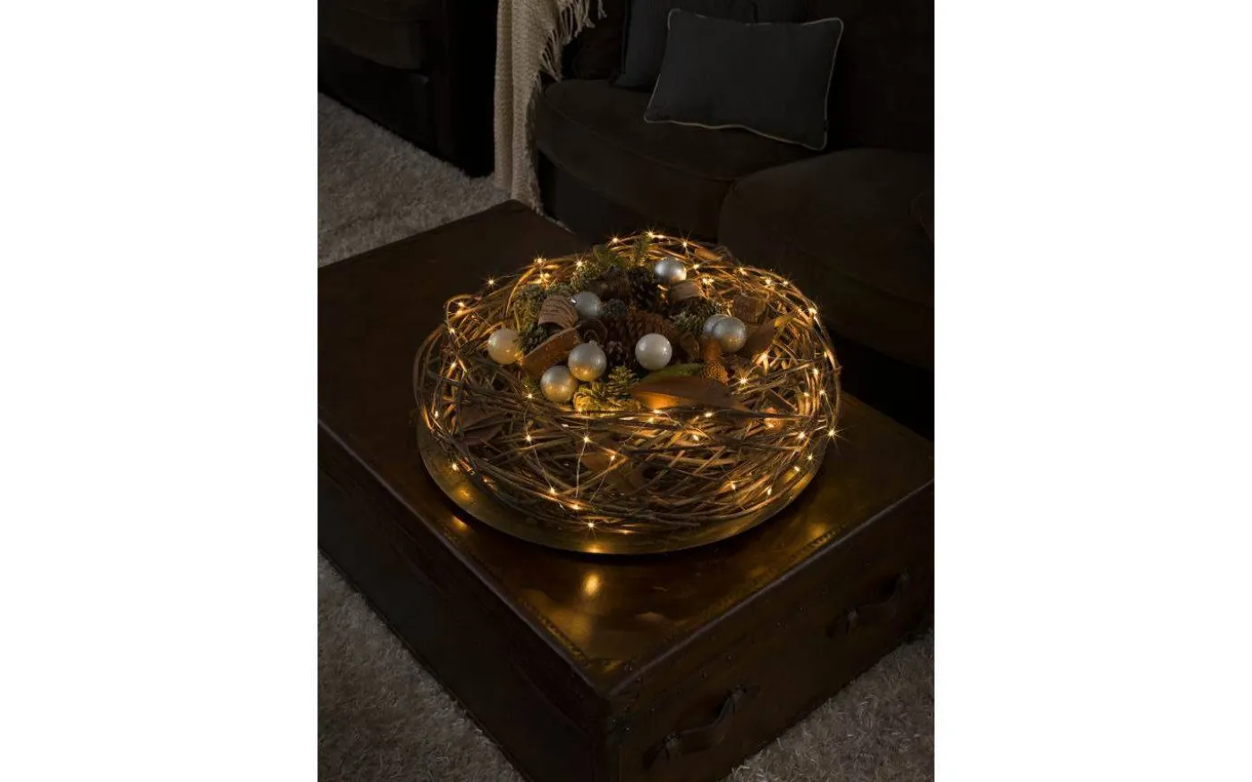 Ljusslinga Micro LED 4,9m Amber