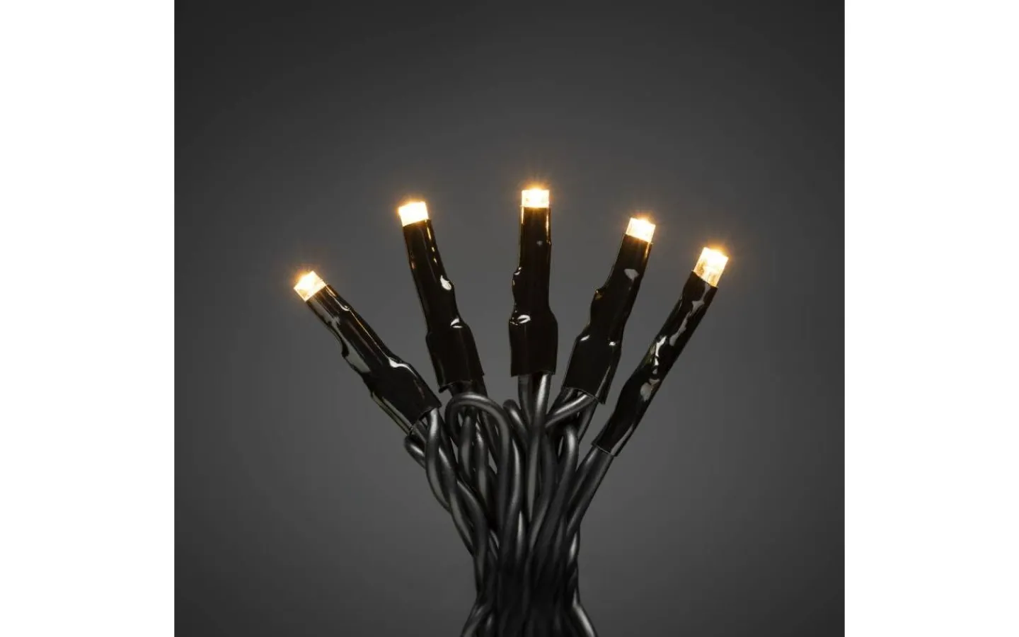 Långa Ljusslingor (21M+)|Ljusslingor Utomhus<Konstsmide Ljusslinga Micro LED 31,84m Amber IP44