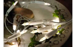 Ljusslinga P-LED Inomhus Varmvit 2,85 m Vit kabel Inomhus