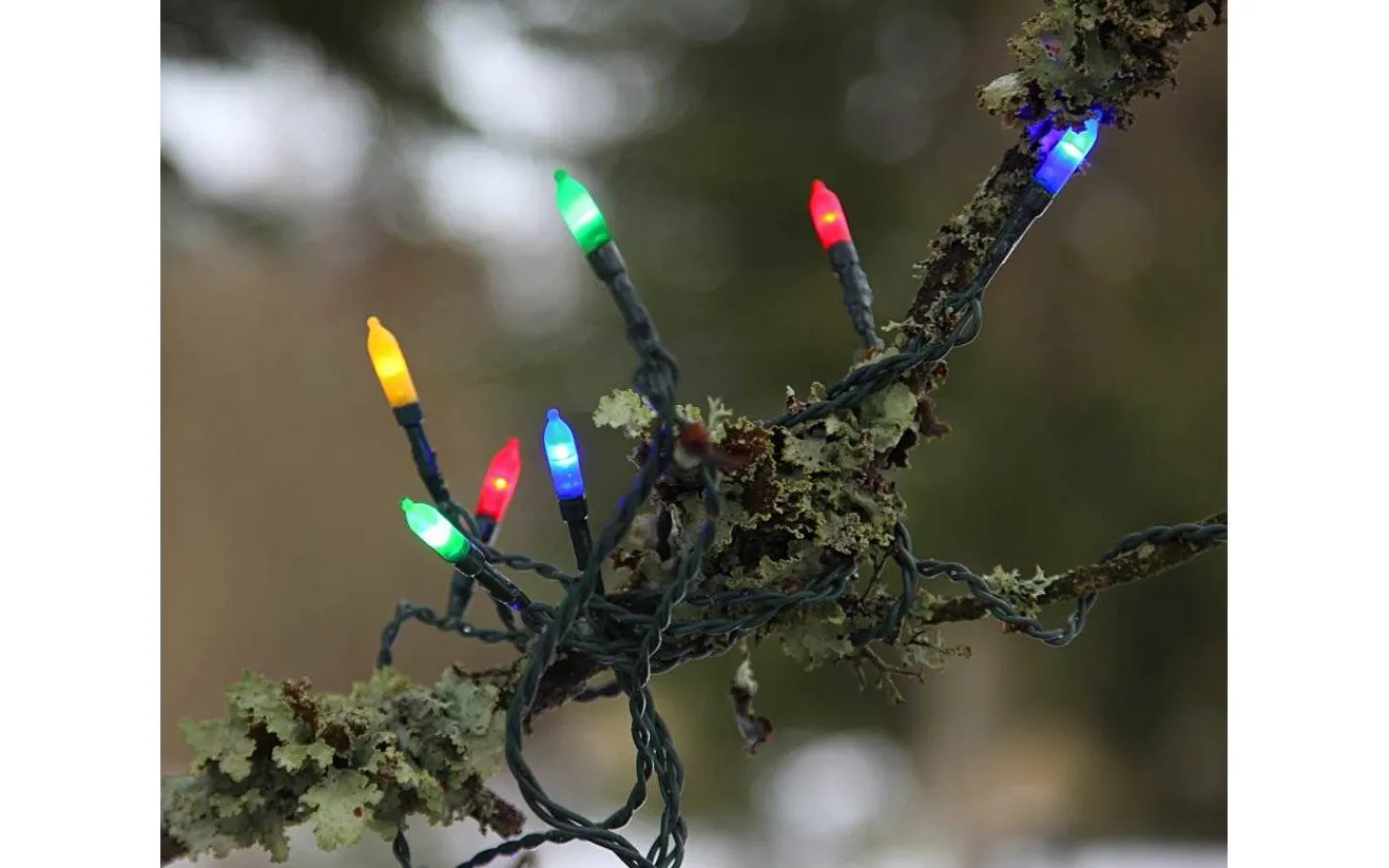 Star Trading Ljusslinga P-LED 16m Multifärgad 80LED IP44* Ljusslingor Med Färgade Lampor