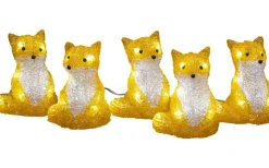 Utomhusdekorationer<Konstsmide Ljusslinga Räv 4m IP44