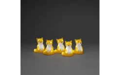 Utomhusdekorationer<Konstsmide Ljusslinga Räv 4m IP44