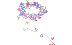 Partyslingor Inomhus 230V<Konstsmide Ljusslinga Stjärnor 9,45m Multi