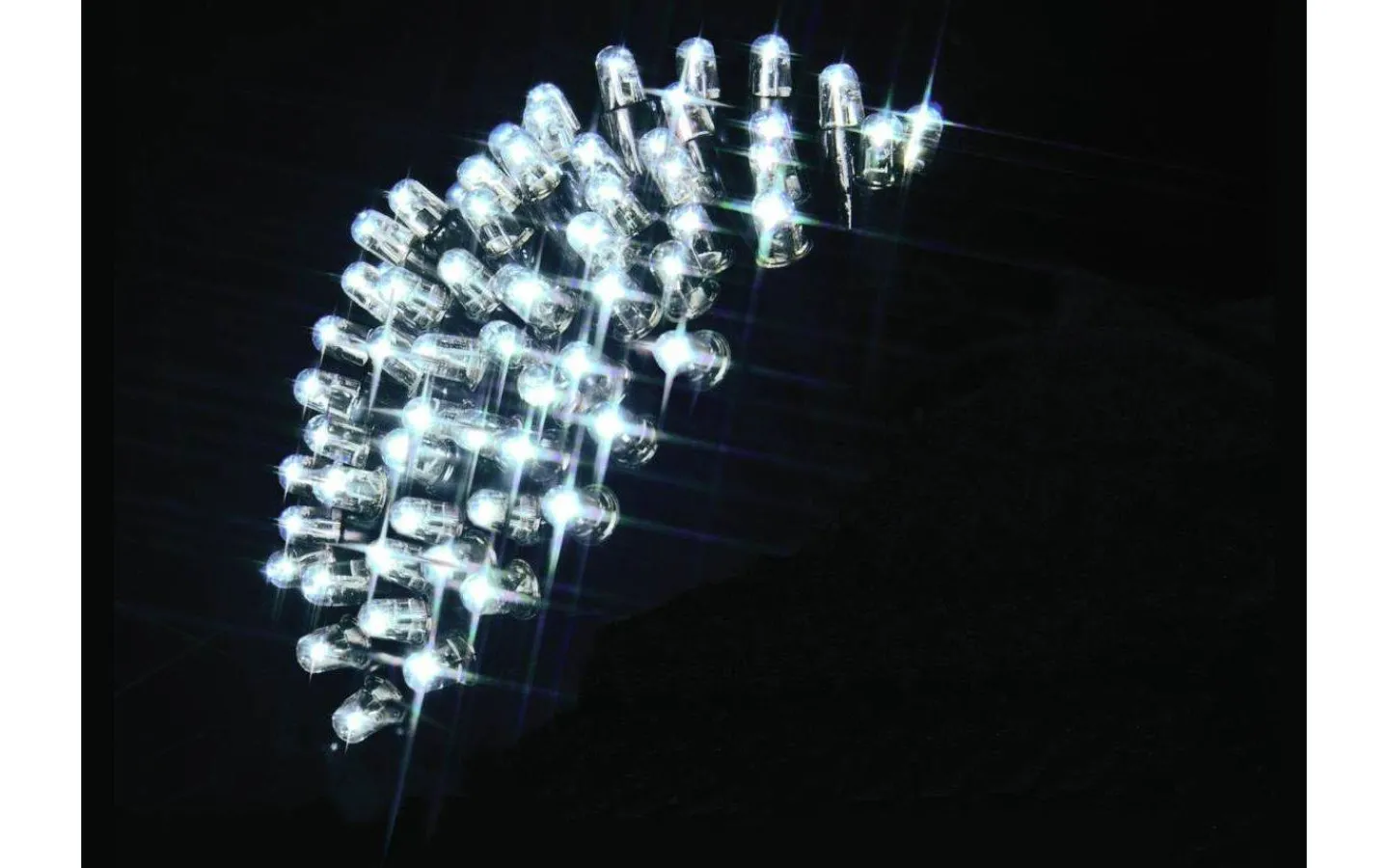 Star Trading Ljusslinga System LED 3m Kallvit Svart Kabel* System Led Startrading