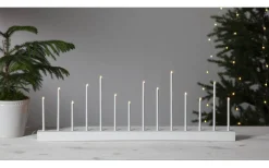 Star Trading Ljusstake Buzz 27cm Vit* Visa Alla Adventsljusstakar|Adventsljusstakar 0-30 Cm