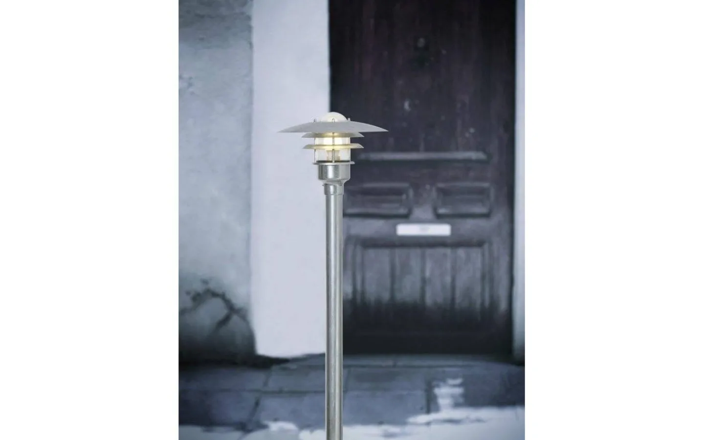 Nordlux Lönstrup Pollare 116cm Galvaniserat Stål IP44* Kustnära Belysning|Pollare & Grindlyktor