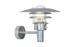 Nordlux Lønstrup Vägglampa Rörelsesensor Galvaniserat Stål IP44* Kustnära Belysning|Vägglyktor