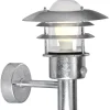 Nordlux Lønstrup Vägglampa Rörelsesensor Galvaniserat Stål IP44* Kustnära Belysning|Vägglyktor