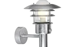 Nordlux Lønstrup Vägglampa Rörelsesensor Galvaniserat Stål IP44* Kustnära Belysning|Vägglyktor