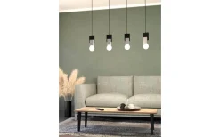 Eglo Lobatia Taklampa 93cm Svart* Avlånga Taklampor