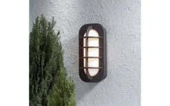 Konstsmide Loke Vägglampa E27 Svart IP23* Vägglampor Utomhus