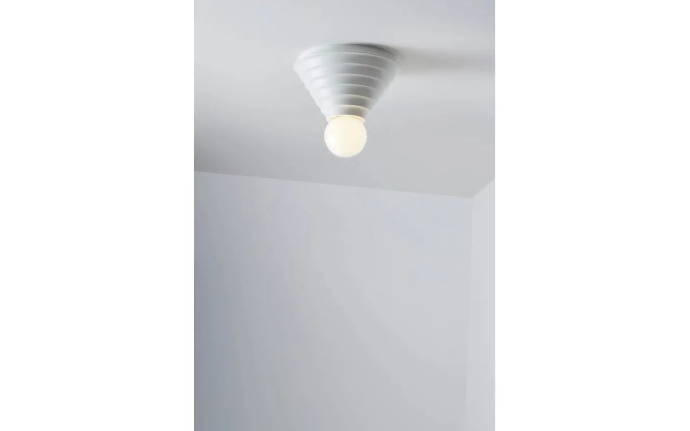 Loop Plafond 24cm Vit