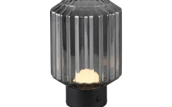 Uppladdningsbara Lampor Inomhus|Bordslampor<Reality Lord Bordslampa LED mattsvart/rökfärgad uppladdningsbar