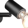 Trio Lighting Lorenzo H2O Vägglampa 1-dels GU10 mattsvart IP44* Badrumslampor Vägg