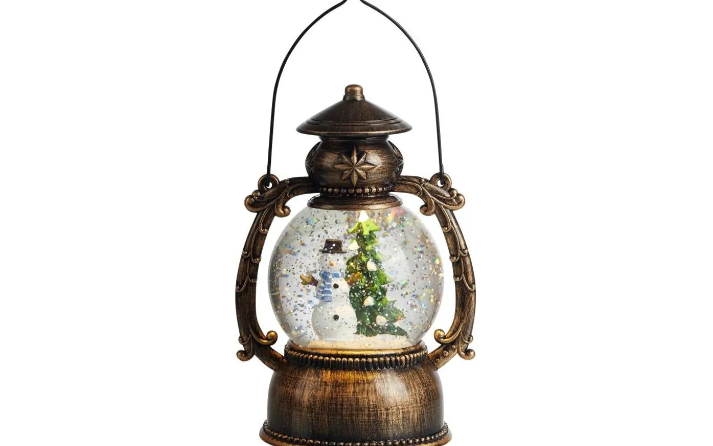 Lothar Batteridriven Ljuslykta 21cm Brons