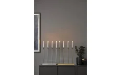 Lottie Batteridriven Adventsljusstake 48cm Mässing