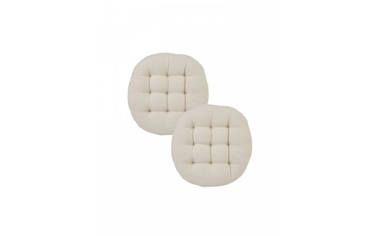 Svanefors Louie Stolsdyna 2P Beige D40cm* Stolsdynor