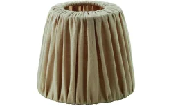 Hallbergs Louren Plisserad Lampskärm Ø17cm Natur* Plisserade Lampskärmar