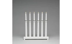 Visa Alla Adventsljusstakar|Adventsljusstakar 31-60 Cm<Konstsmide Lovis Adventsljusstake 6L 50cm Vit
