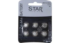 LR44 AG13-batteri Alkaline, 1,5V, 6-pack