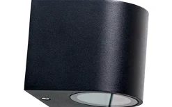 Upp Eller Nedljus Lampor<Dyberg Larsen Læsø Vägglampa Nedljus Svart IP44