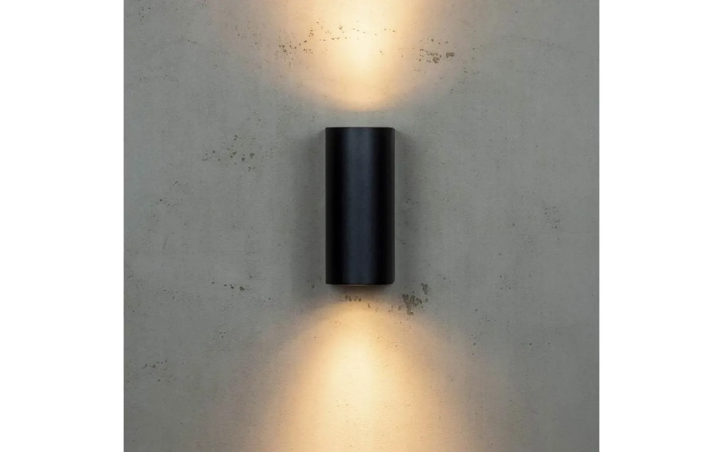 Dyberg Larsen Læsø Vägglampa Upp/Nedljus Svart IP44* Upp & Nedljus Lampor