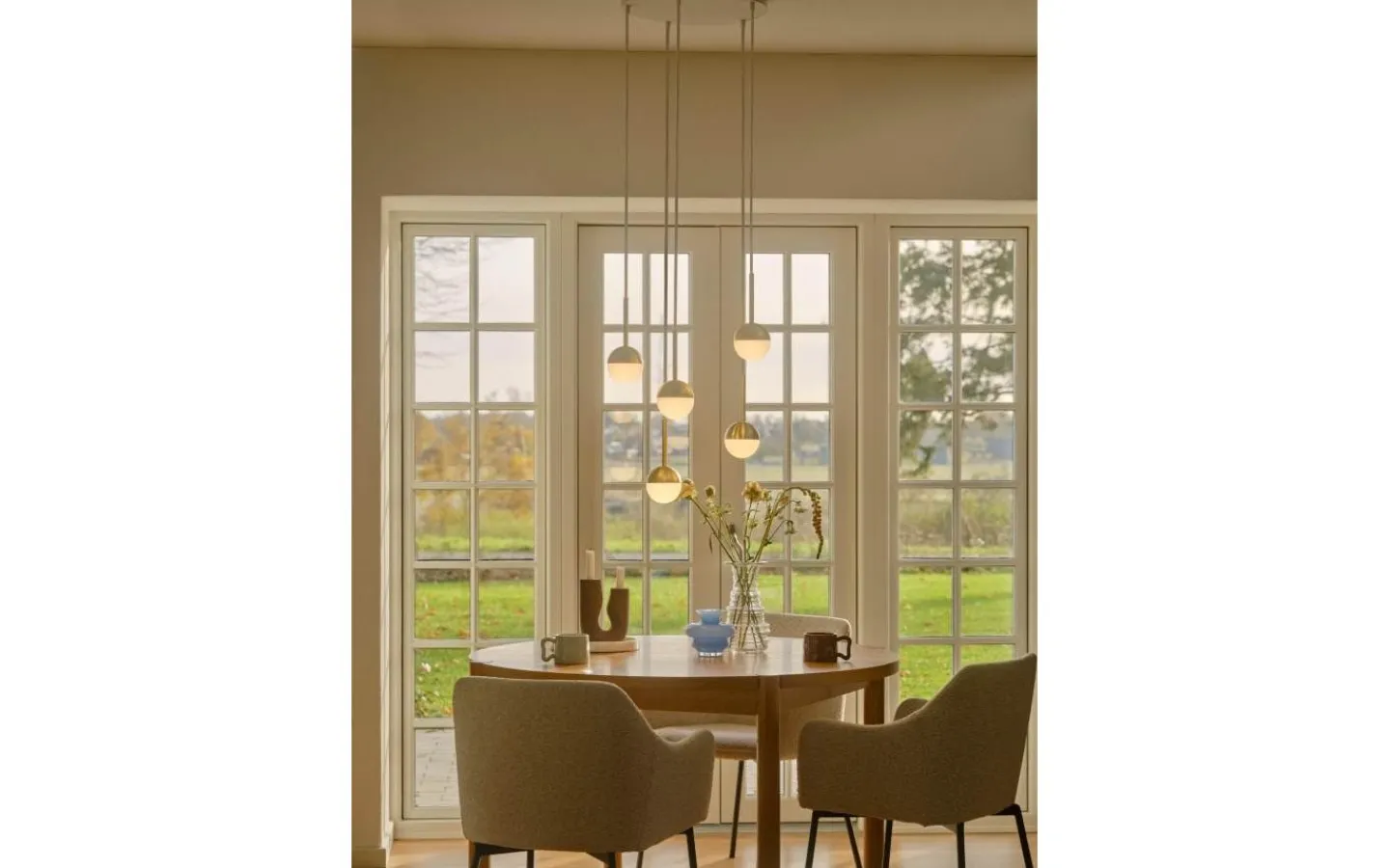 Takkoppar & Byglar<Nordlux Luana 5-håls Takkopp Vit