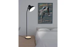 Eglo Lubenham Golvlampa 160cm Svart/Brun* Golvläslampor