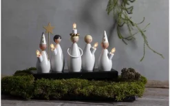 Visa Alla Adventsljusstakar|Adventsljusstakar 0-30 Cm<Star Trading Luciakör Adventsljusstake Vit 22 cm