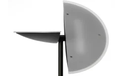 Uplight<Texa Design Lucius Golvlampa 1,8m LED 3000K 30W+6W Dimbar Svart/Krom