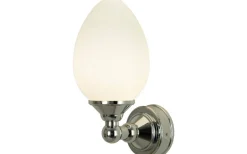 Aneta Luigi Vägglampa Krom/Opal IP44* Badrum|Badrumslampor Vägg