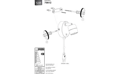 Aneta Lumi Väggspotlight LED 5W 3000K Vit* Läslampor