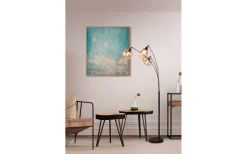 Trio Lighting Lumina Golvlampa 3-delad E14 matt svart/bärnsten* Golvlampor|Golvläslampor