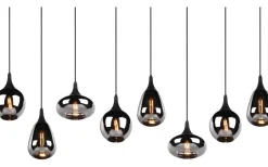 Avlånga Taklampor<Trio Lighting Lumina Takpendel 8-delad E14 mattsvart