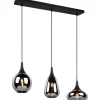 Avlånga Taklampor<Trio Lighting Lumina Takpendel 3-delad E14 mattsvart