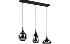Avlånga Taklampor<Trio Lighting Lumina Takpendel 3-delad E14 mattsvart