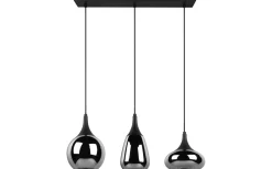Avlånga Taklampor<Trio Lighting Lumina Takpendel 3-delad E14 mattsvart