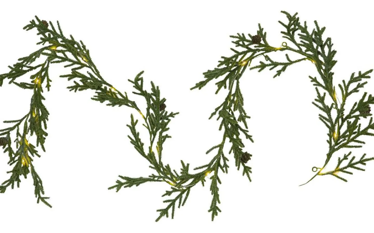 Star Trading Lummer Batteridriven Girlang LED 180cm Grön* Girlanger|Batteri Julpynt Inomhus