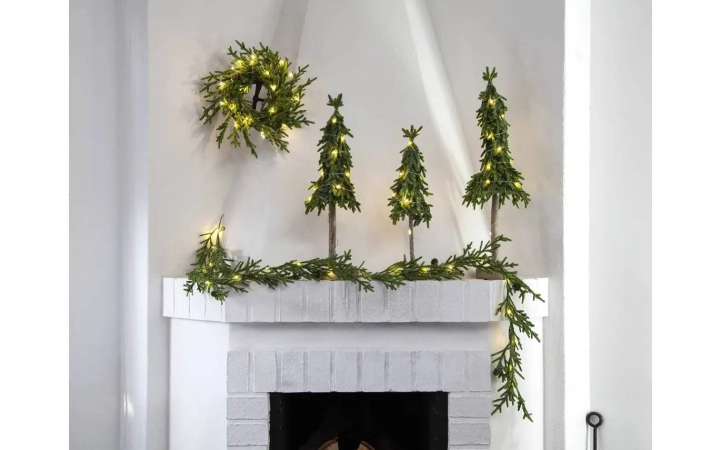 Star Trading Lummer Batteridriven Gran 55cm Grön* Batteri Julpynt Inomhus