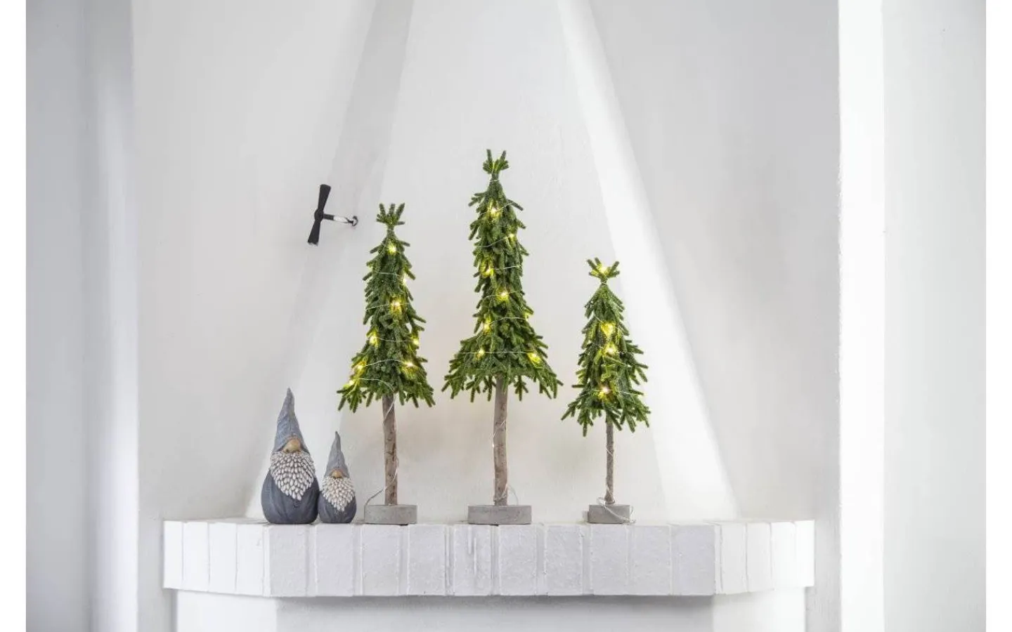 Star Trading Lummer Batteridriven Gran 55cm Grön* Batteri Julpynt Inomhus