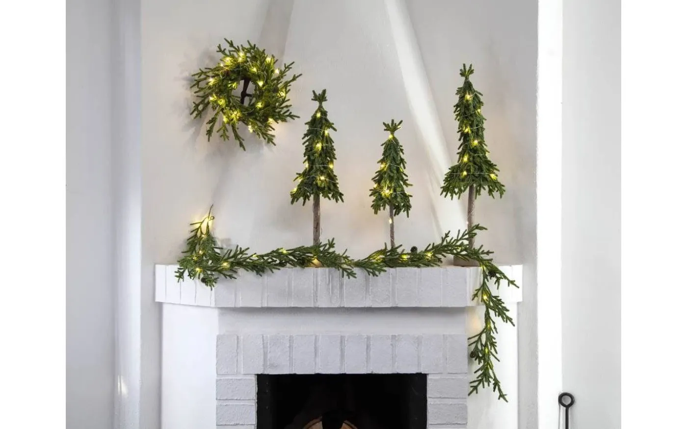 Lummer Batteridriven Gran 65cm Grön