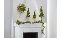 Star Trading Lummer Batteridriven Krans 38cm LED Grön Inomhus* Kransar|Batteri Julpynt Inomhus