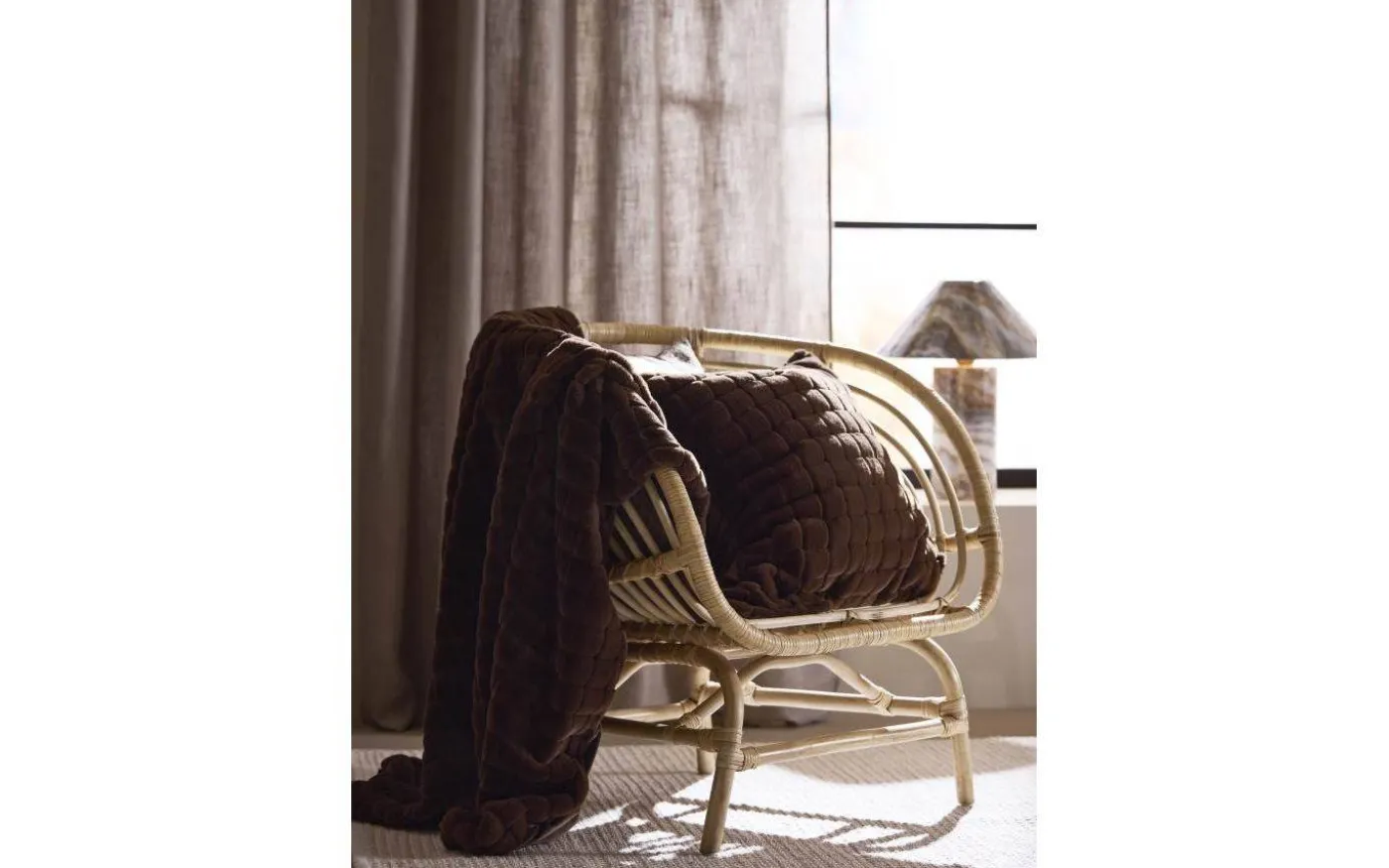 Luna Kuddfodral 50x50cm Brun