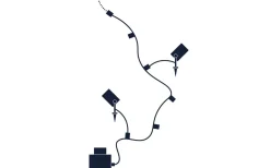 Lightson Luna Markspotlight Mörkgrå LED 3000K 350lm 5W 2-Pack* Lightson Garden Plug & Play