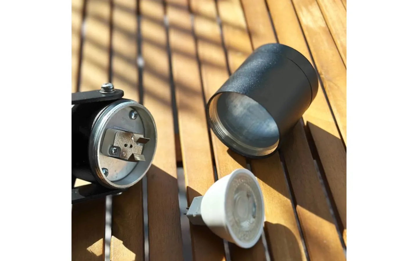 Lightson Garden Plug & Play<Lightson Luna Markspotlight Mörkgrå LED 3000K 350lm 5W