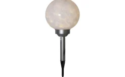 Luna Solcellslampa Klot På Pinne, 37 cm Varmvit 0,12W