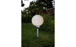 Luna Solcellslampa Klot På Pinne, 37 cm Varmvit 0,12W